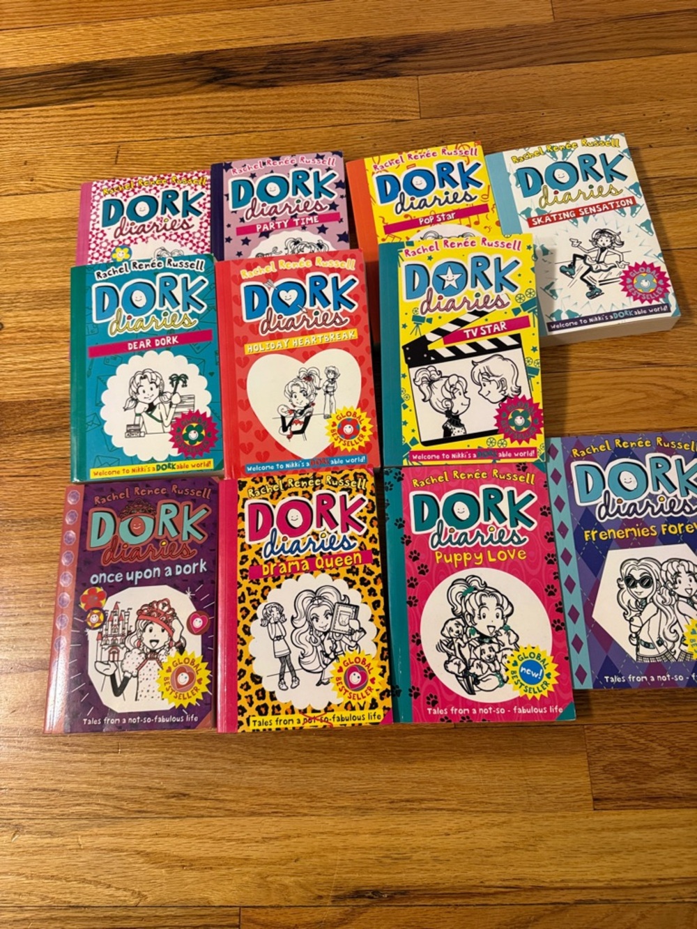 Dork Diaries Kids Book Set by Rachel Renée Russell - Multicolor Collection